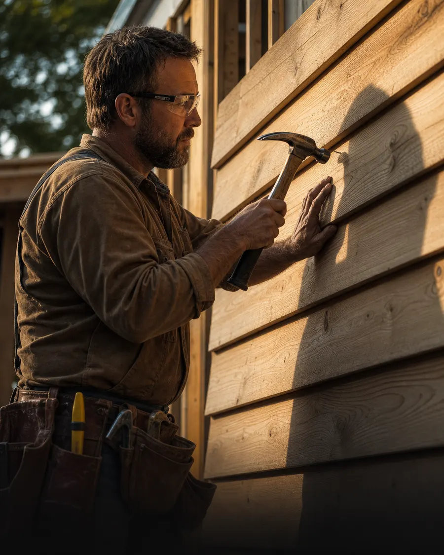 Siding work